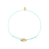 BRACELET CORDON MINI CAURI MINT