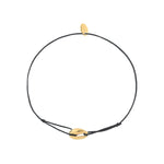 BRACELET CORDON MINI CAURI NOIR
