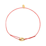BRACELET CORDON MINI CAURI TOMATE