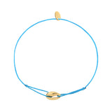 BRACELET CORDON MINI CAURI TURQUOISE