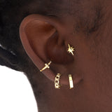 Bague d'oreille dorée - ATHENA