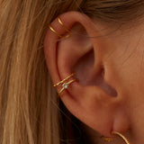 Bague d'oreille dorée - DISCO