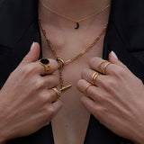 Bague plaquée or - SANDY