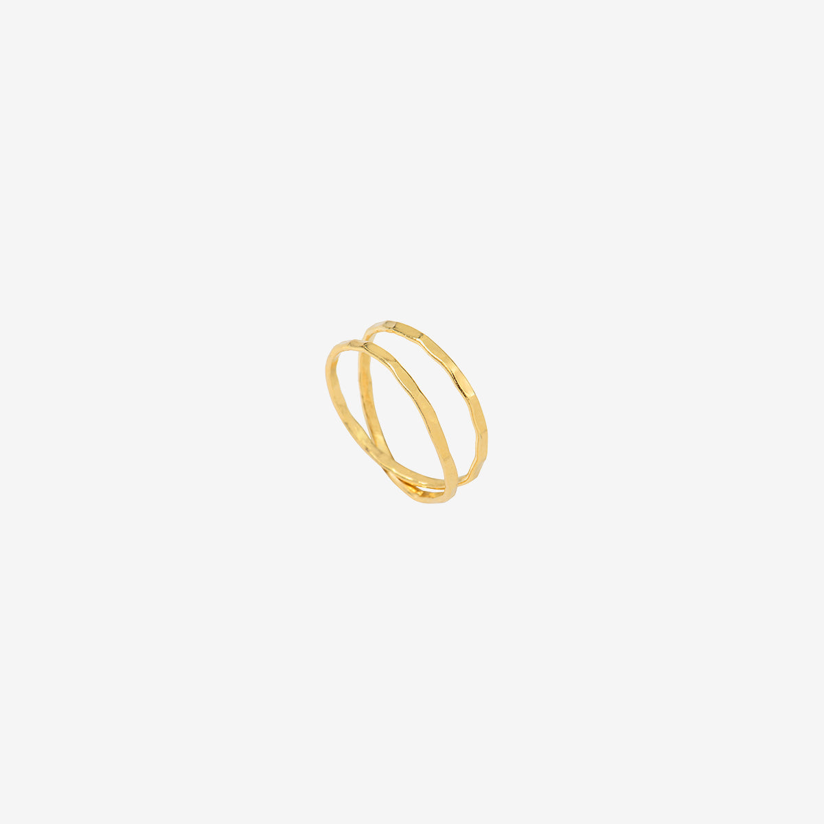 BAGUE PLAQUÉE OR - DORIANE
