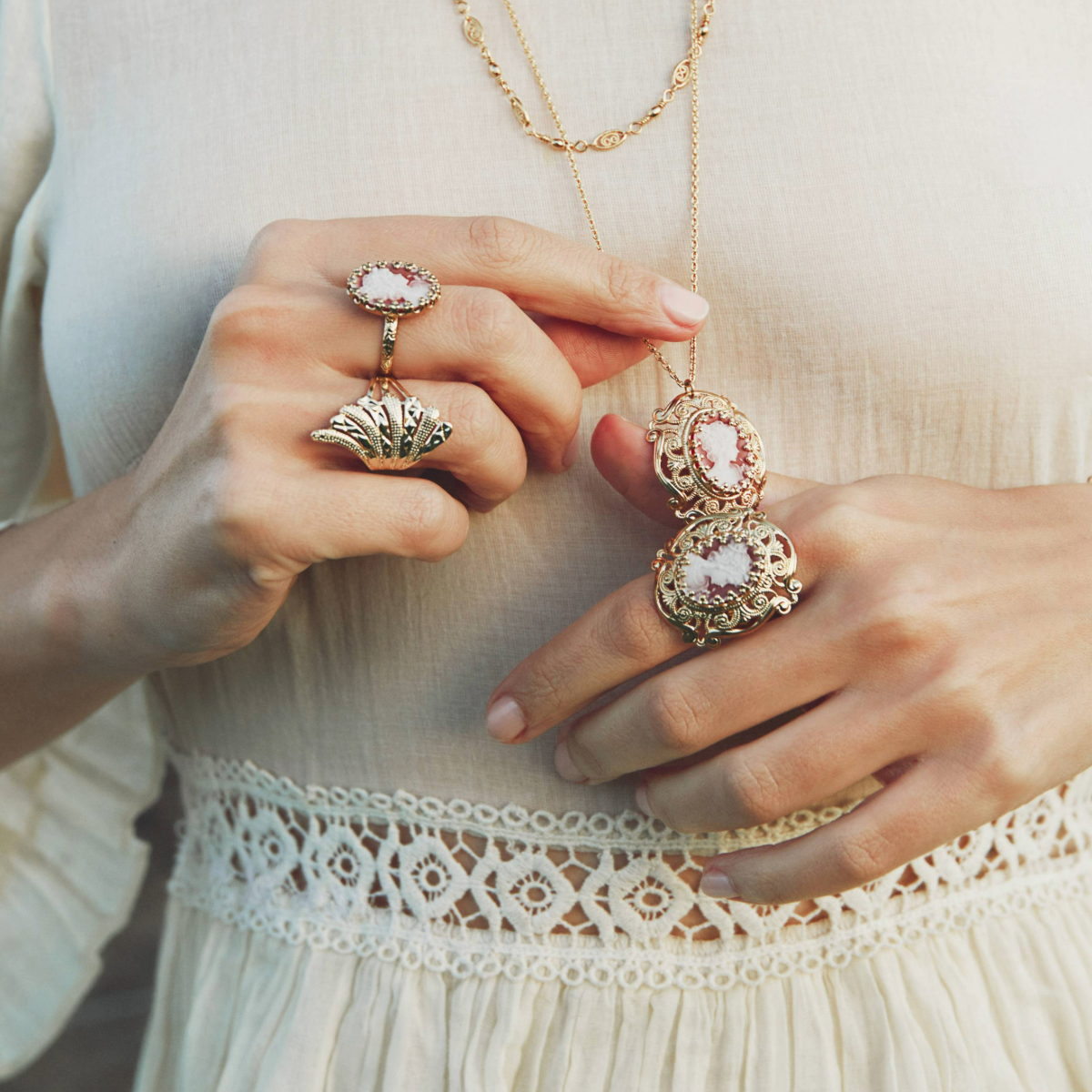 BAGUE PLAQUÉE OR - MONIKA