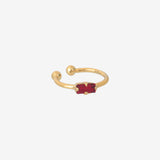 Bague d'oreille BAGUETTE scarlet