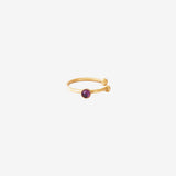 Bague d'oreille CAB améthyste