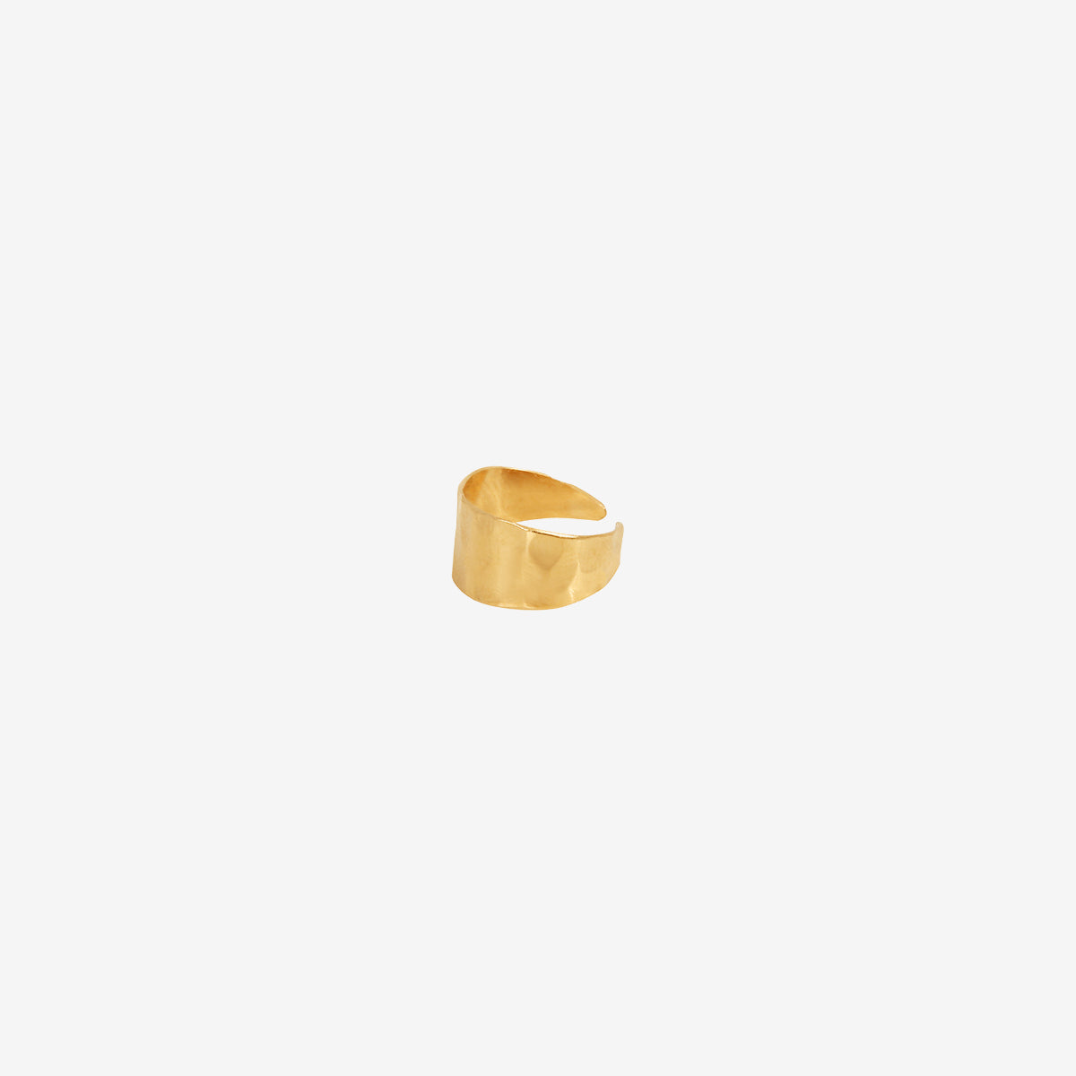 BAGUE D'OREILLE DORÉE - MARTELEE
