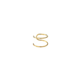 BAGUE D'OREILLE DORÉE -MINI 1
