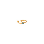 BAGUE D'OREILLE PACIFIC OPAL DORÉE - PARIS