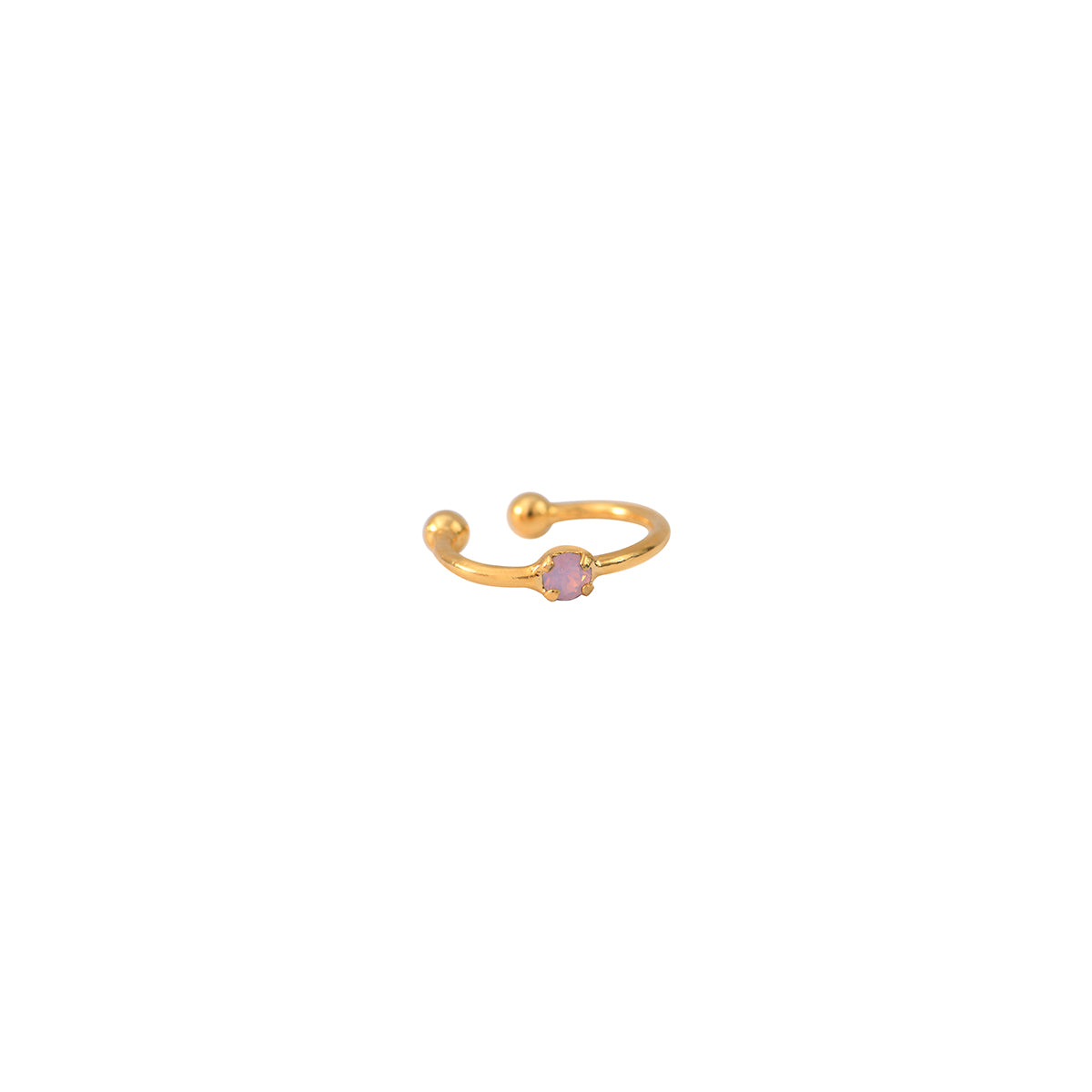 BAGUE D'OREILLE   ROSE WATER OPAL DORÉE - PARIS