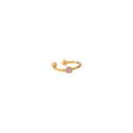 BAGUE D'OREILLE   ROSE WATER OPAL DORÉE - PARIS