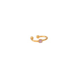 BAGUE D'OREILLE   ROSE WATER OPAL DORÉE - PARIS