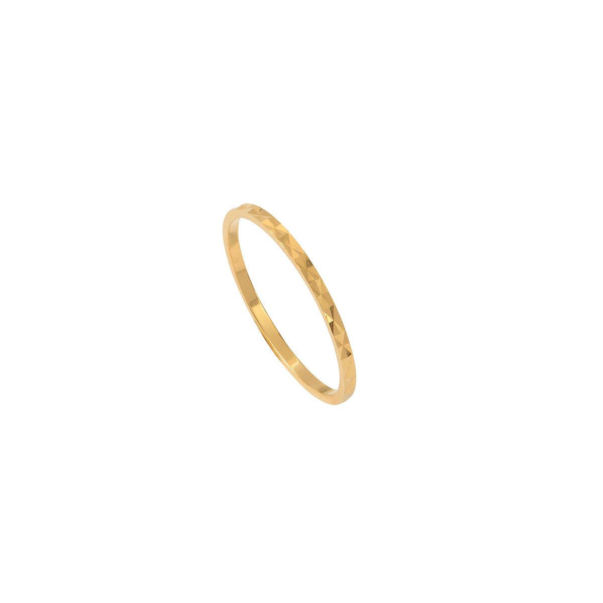 BAGUE PLAQUÉE OR - EVA