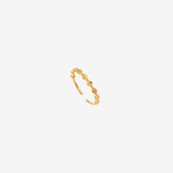 BAGUE PLAQUÉE OR - JADE
