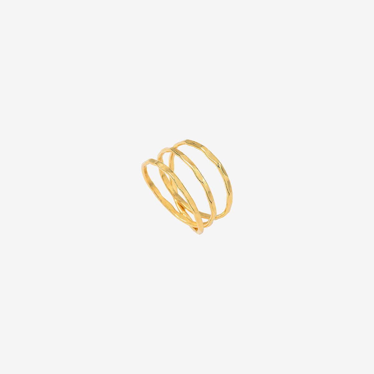 BAGUE PLAQUÉE OR - TESS