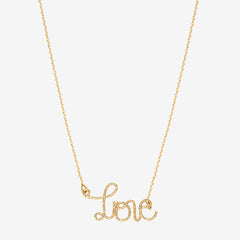 COLLIER DORÉ LOVE - BLING