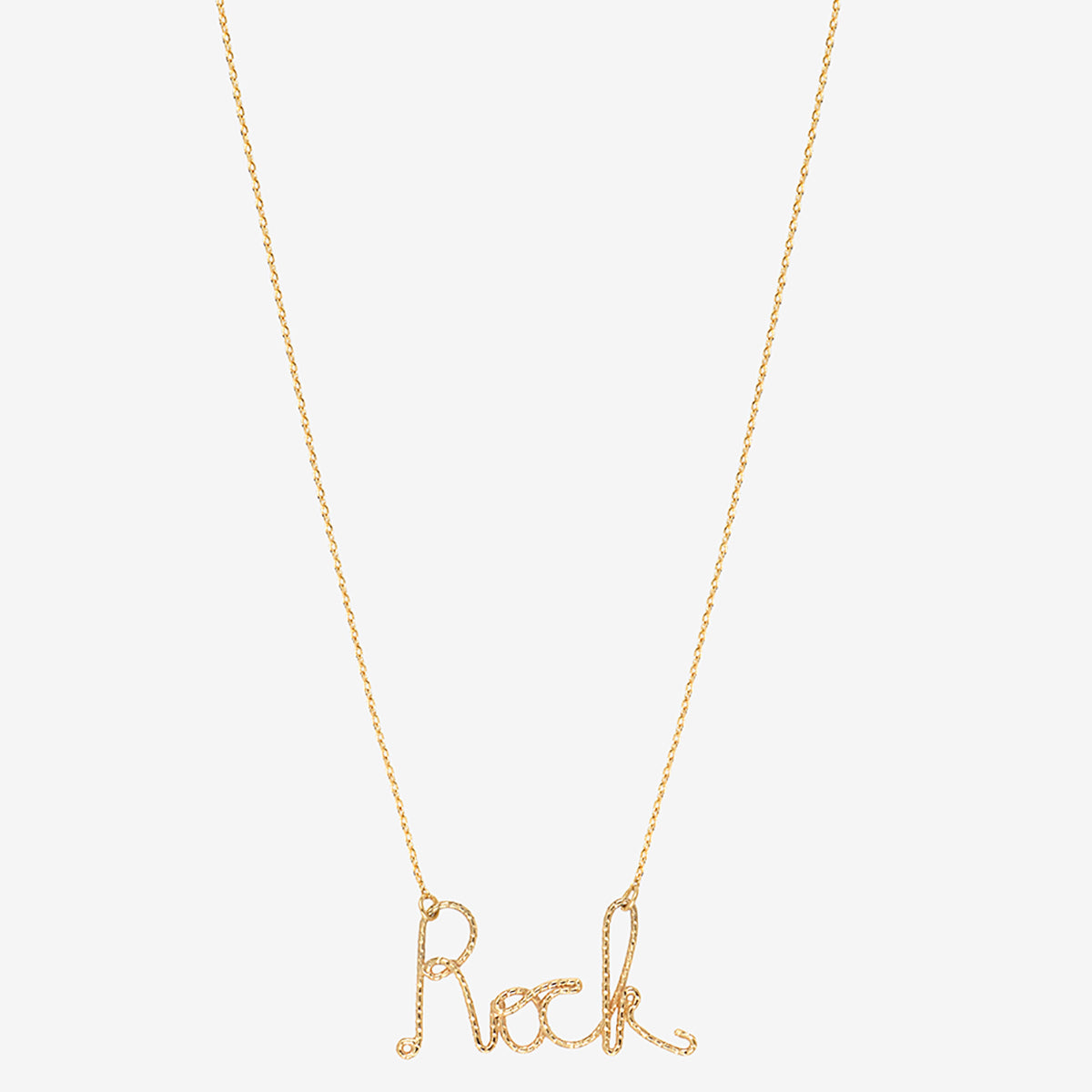 COLLIER DORÉ ROCK - BLING