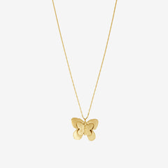 COLLIER DORÉ GRAND MODELE - BUTTERFLY