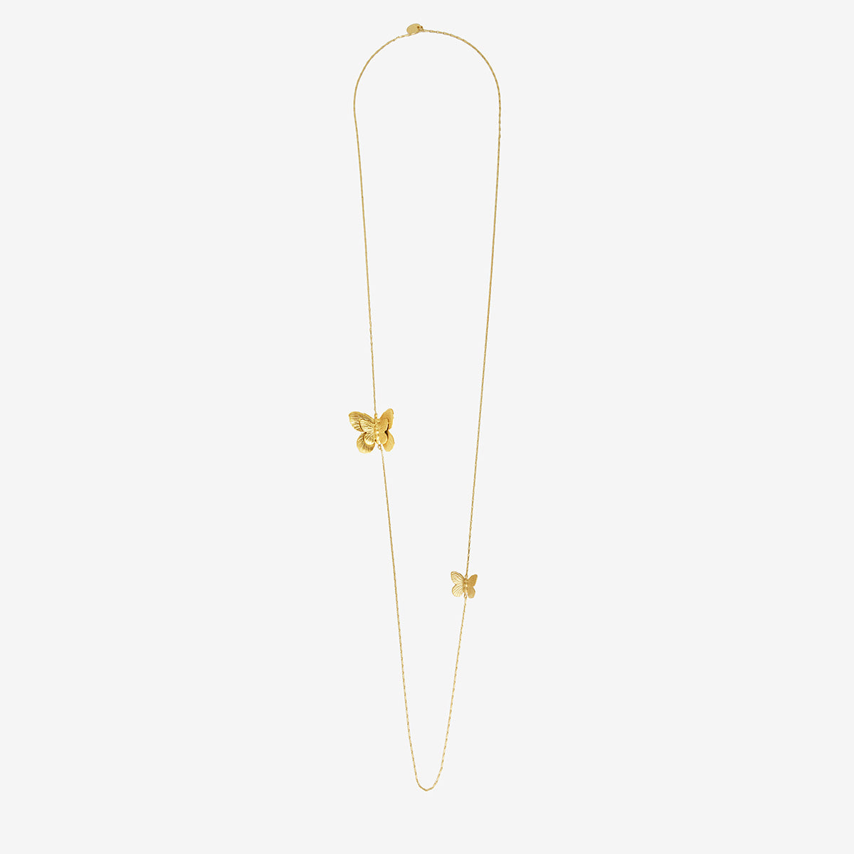 COLLIER SAUTOIR DORÉ - BUTTERFLY