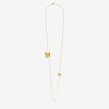 COLLIER SAUTOIR DORÉ - BUTTERFLY