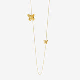COLLIER SAUTOIR DORÉ - BUTTERFLY