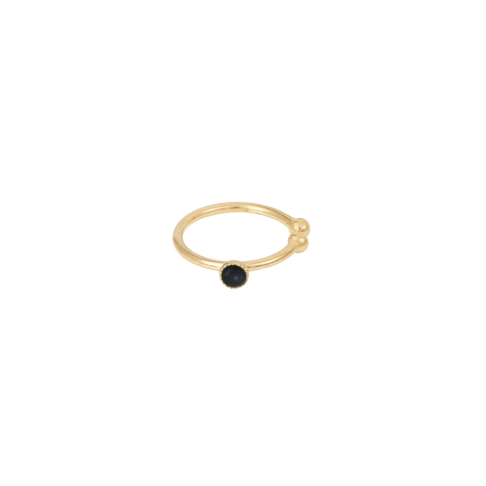 BAGUE D'OREILLE CAB ONYX