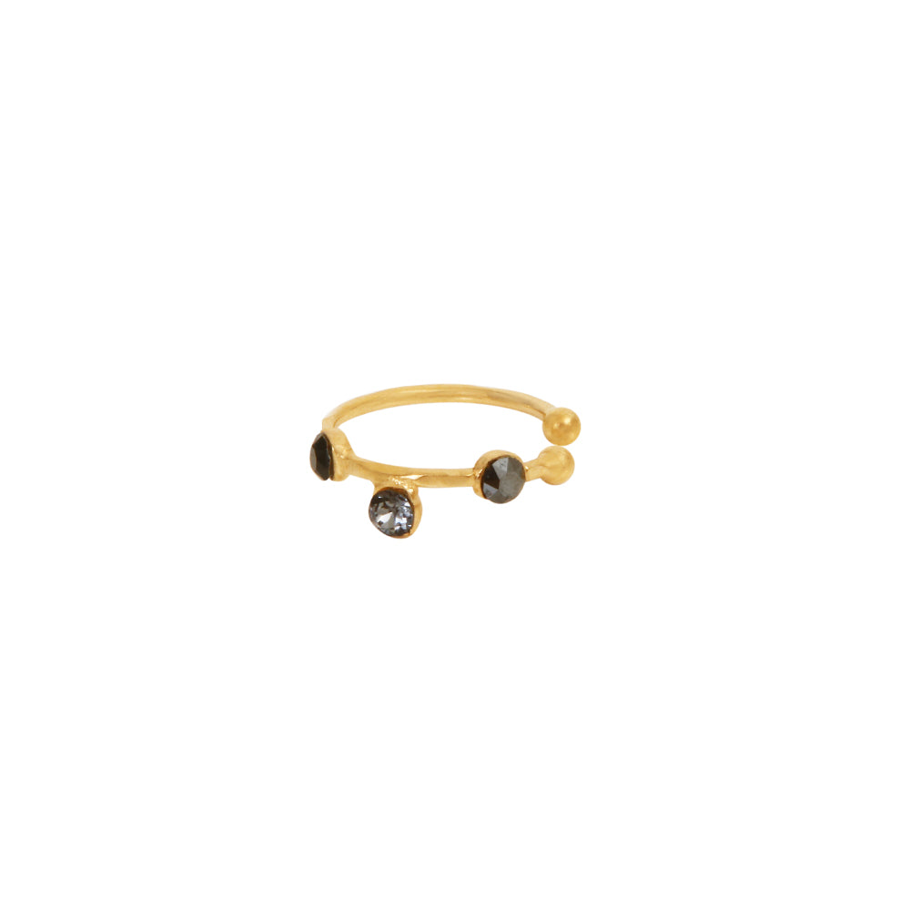 BAGUE D'OREILLE DRIB NOIR