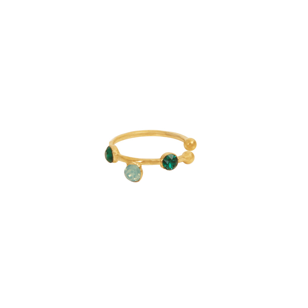 BAGUE D'OREILLE DRIB VERT