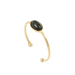 BAGUE CAB OVALE ONYX