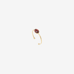 BAGUE PLAQUÉE OR - CAB OVALE