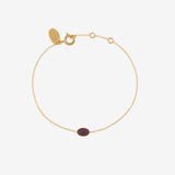 BRACELET DORÉ - CAB OVALE