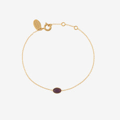 GOLD BRACELET - OVAL CAB