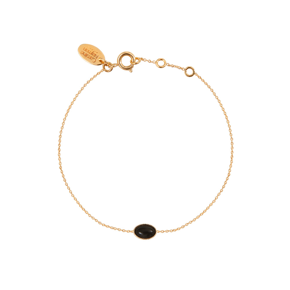 BRACELET CAB OVALE ONYX