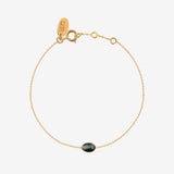 GOLD BRACELET - OVAL CAB