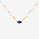 Gold necklace - CAB OVALE