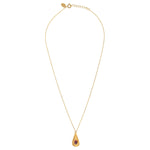 COLLIER  AMETHYSTE DORÉ - CALLA
