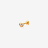 Piercing plat HEART - CANDY