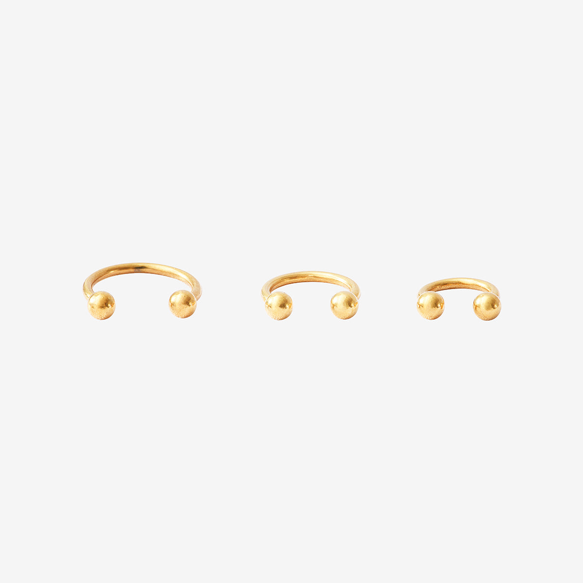CANDY OREILLE-NEZ SHANI SET DORÉ