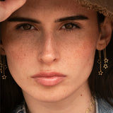 Large gold earrings - CASSIOPEE