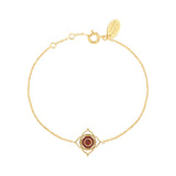 BRACELET CHAKRAS "I AM" GRENAT