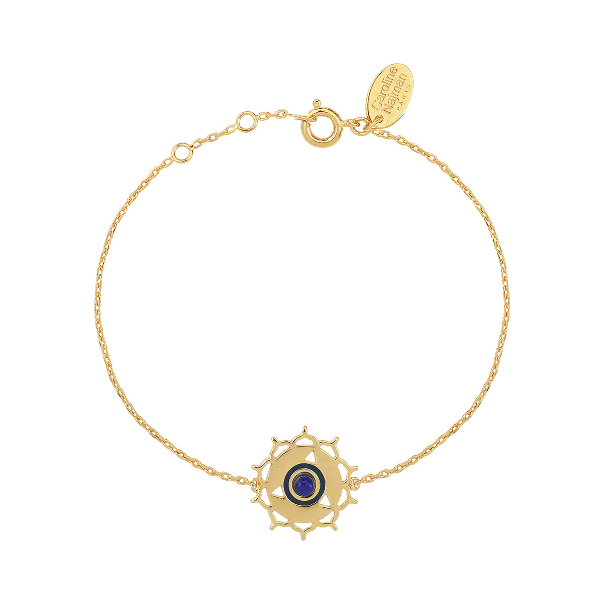 BRACELET CHAKRAS "I SPEAK" LAPIS LAZULI