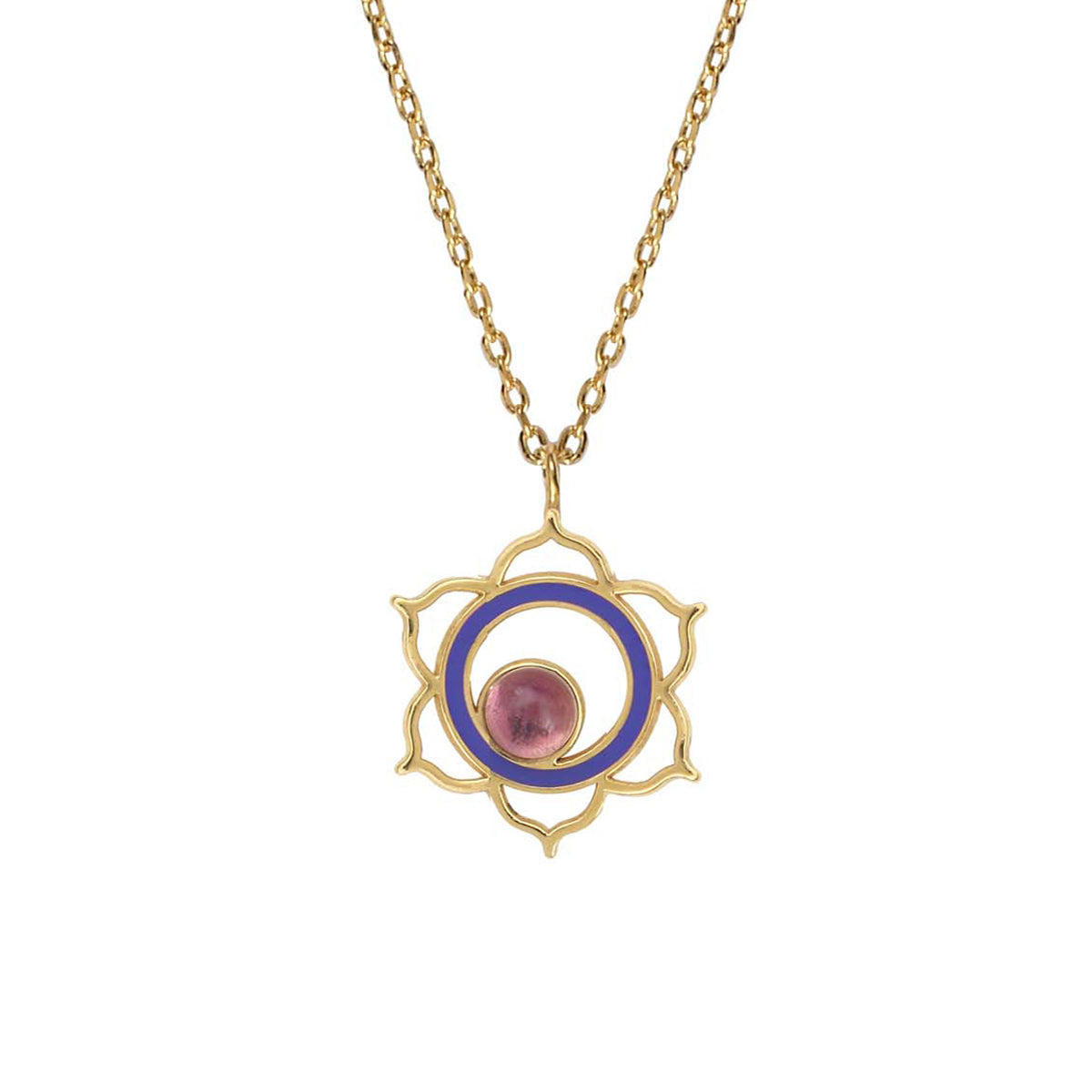 COLLIER CHAKRAS "I FEEL" AMETHYSTE