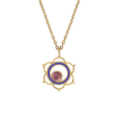 COLLIER CHAKRAS "I FEEL" AMETHYSTE