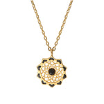 COLLIER CHAKRAS "I KNOW" ONYX
