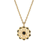 COLLIER CHAKRAS "I KNOW" ONYX