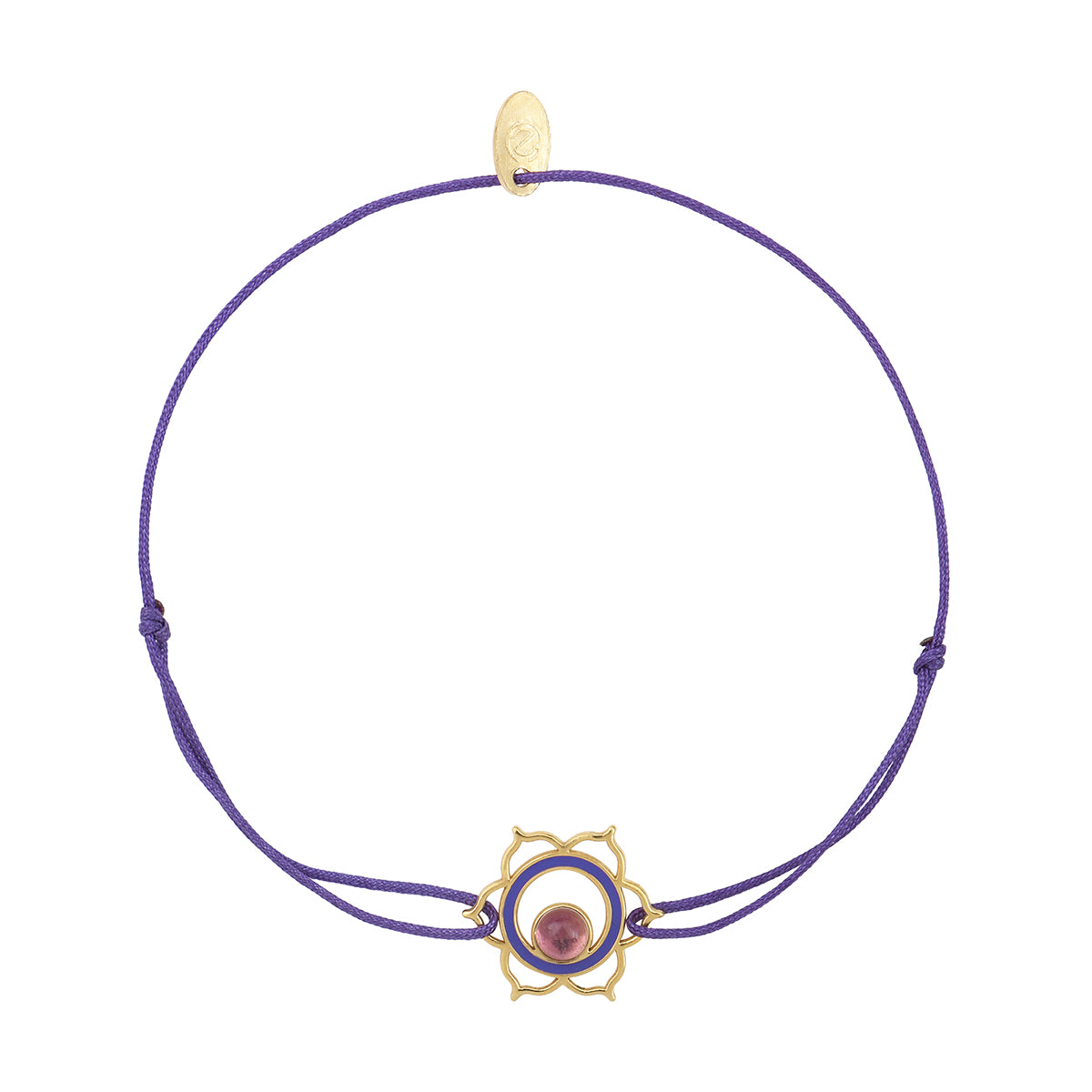 BRACELET CORDON CHAKRAS "I FEEL" AMETHYSTE