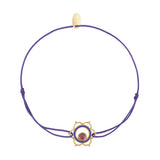 BRACELET CORDON CHAKRAS "I FEEL" AMETHYSTE