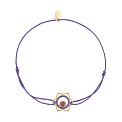 BRACELET CORDON CHAKRAS "I FEEL" AMETHYSTE