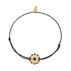 BRACELET CORDON CHAKRAS "I KNOW" ONYX